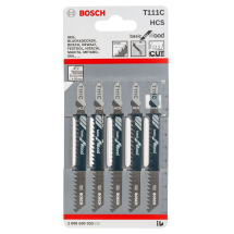 Bosch 2608630033 T111C Basic For Wood Jigsaw Blades (5 Pack)