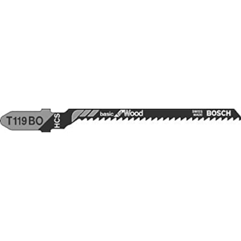 Bosch 2608630310 T119BO Basic For Wood Jigsaw Blades (5 Pack)