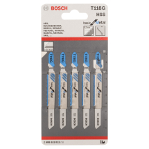 Bosch 2608631012 T118G Basic For Metal Jigsaw Blades (5 Pack)