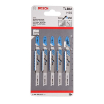 Bosch 2608631013 T118A Basic For Metal Jigsaw Blades (5 Pack)