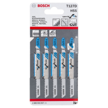 Bosch 2608631017 T127D Special For Aluminium Jigsaw Blades (5 Pack)