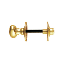 Oval Thumbturn With Coin Release - Polished Brass