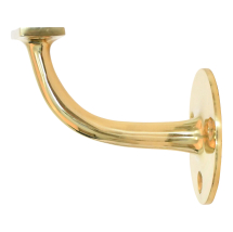 Carlise Brass AA86 Heavyweight Handrail Bracket - Polished Brass