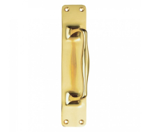 Cast Pull Handle - Polished Brass Cast Pull Handle - Polished Brass