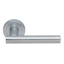 Calla Lever On Concealed Fix Round Rose - Satin Chrome