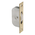 Carlisle Brass AQ92 Polished Brass Sash Window Axle Pulley, Square Forend, Nylon Wheel
