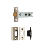 BTL2/SQ 64mm Bolt Through Tubular Latch - Square, Nickel Plated
