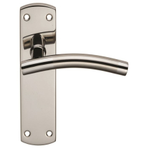 Steelworx CSLP1163T Residential Curved Lever On Backplate - Bathroom