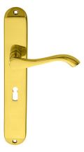 Carlisle Brass DL380 Andros Lever On Backplate - Lock Profile