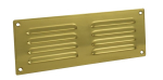 Carlisle Brass HL4 Hooded Louvre Vent - Polished Brass
