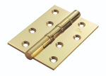 76 X 40 X 1.5mm Solid Drawn Hinge - Satin Brass