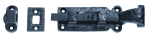 LF5530 108mm Straight Door Bolt - Black Antique