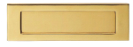 M36D Polished Brass Plain Letter Plate - 306 x 104mm