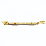 M44 Victorian Casement Stay, 300mm - Polished Brass