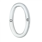 Face Fix Numeral (No.0) - Polished Chrome