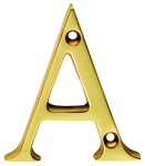 2" Letter A - Polished Brass