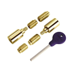 Carlisle Brass WF18 Sash Window Stop - Polished Brass