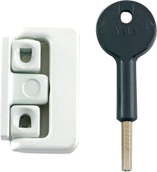 4 Pivoted Window Locks & 1 Key - White 4 Pivoted Window Locks & 1 Key - White