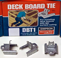 Deck Board Ties