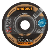 Rhodius XT38PRO Xtra-Thin Flat Disc - 115 X 1 X 22.2mm