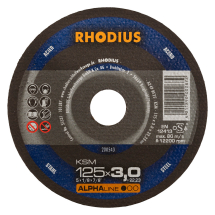 Rhodius KSM Metal Cutting Flat Disc - 125 X 3 X 22.23mm