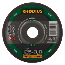 Rhodius FT44 Stone Cut Flat Disc - 100 X 2.5 X 16mm