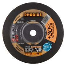 Rhodius XT38 230 X 1.9 X 22.2mm Xtra-Thin Flat Disc