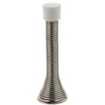 80mm Spring Door Stop - Nickel Plated