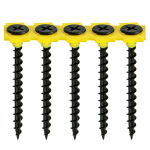3.9 X 25mm Collated Drywall Screws - Black (Box 1000)
