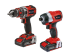 Einhell Professional TP-18V Power X-Change Twin Pack BL 18V 2 x 2.0Ah Li-ion