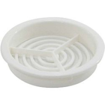 70mm Round Soffit Vent - White 70mm Round Soffit Vent - White