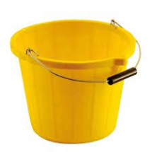 Faithfull General Purpose 14L Bucket - Yellow