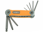 Faithfull Metric Folding Hexagon Key Set Ball End (8 Piece)