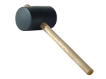 Faithfull Black Rubber Mallet - 20oz