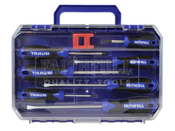Faithfull Soft Grip Screwdriver Set (8 Piece) Faithfull Soft Grip Screwdriver Set (8 Piece)