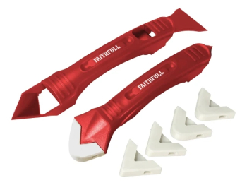 Faithfull Silicone Scraper Kit (Two Piece) Faithfull Silicone Scraper Kit (Two Piece)