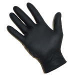 OH1504 Martial Medium Duty Black Nitrile Gloves - XL (100)