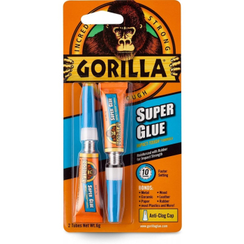 Gorilla Super Glue - 2 x 3g