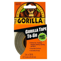 Gorilla Tape Black Handy Roll - 9m