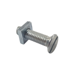 M6x60 Gutter Bolt & Nut - Zinc Plated