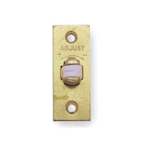 Adjustable Nylon Rollerbolt Catch - Electro Brass Adjustable Nylon Rollerbolt Catch - Electro Brass