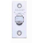 Adjustable Nylon Rollerbolt Catch - Polished Chrome