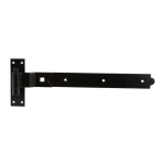 400mm Cranked Hook & Band Hinge (No.130) - Black