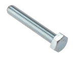 M8x20 High Tensile Hex Set - Zinc Plated
