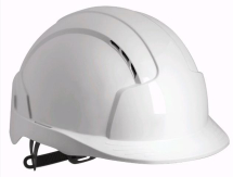 JSP EVOLite Wheel Ratchet Vented Safety Helmet - White