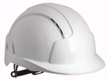 JSP EVOLite Wheel Ratchet Vented Safety Helmet - White JSP EVOLite Wheel Ratchet Vented Safety Helmet - White