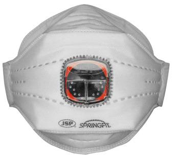 JSP SpringFit Disposable Mask FFP3 With Typhoon Valve JSP SpringFit Disposable Mask FFP3 With Typhoon Valve