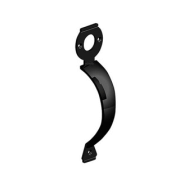 Gatemate Long Throw Lock Pull Handle, 8" 200mm - Black