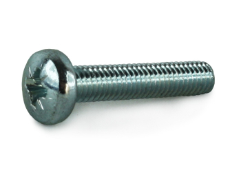 Pozi Pan Machine Screws - M5x30, Zinc Plated Pozi Pan Machine Screws - M5x30, Zinc Plated
