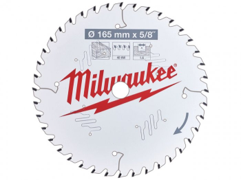 Milwaukee 4932471312 165x5/8X40T Circular Saw Blade Milwaukee 4932471312 165x5/8X40T Circular Saw Blade